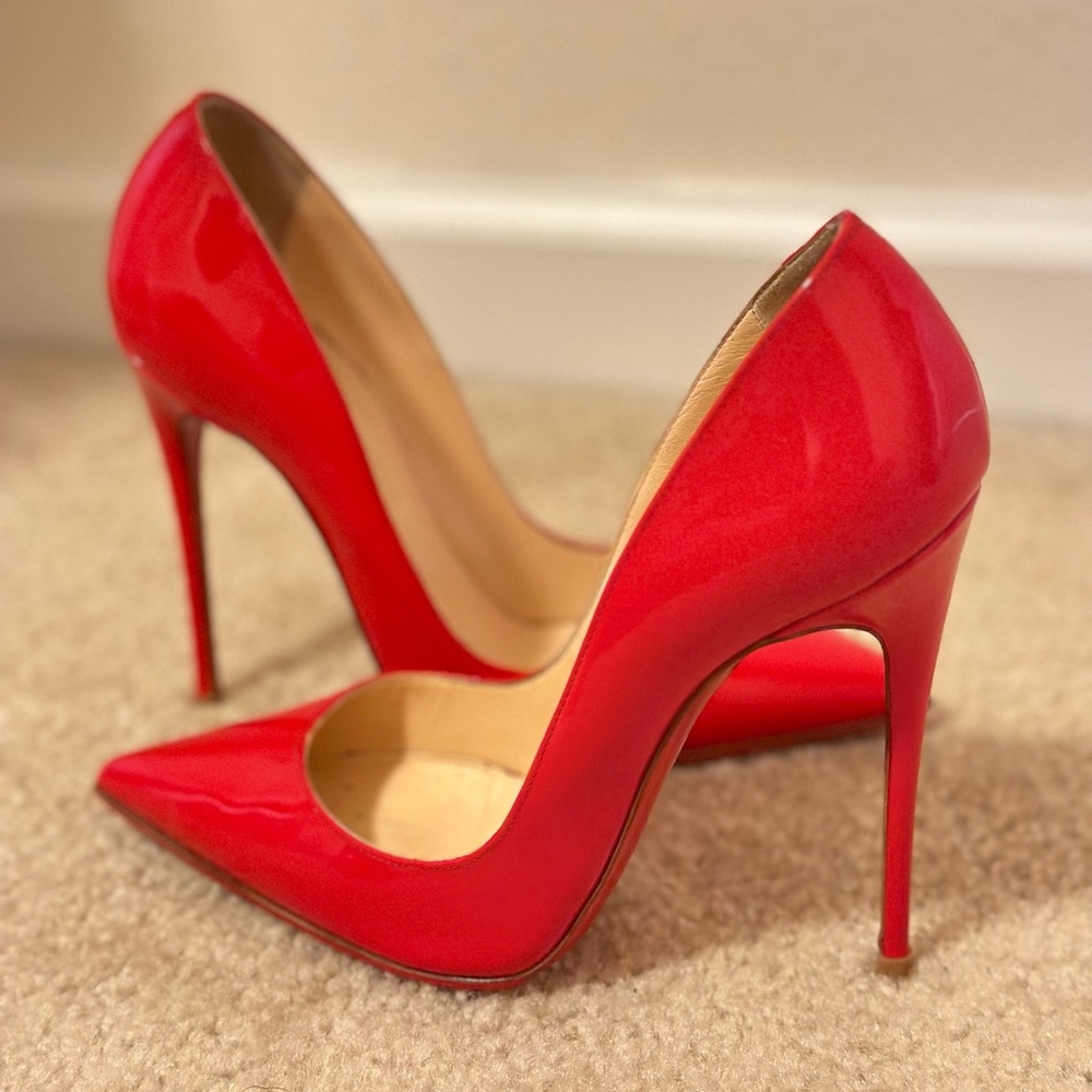 Christian Louboutin So Kates | Red on red